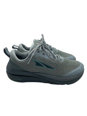 Altra Paradigm 5 Women's Running Shoes Size 7 Gray Green Foot Shape